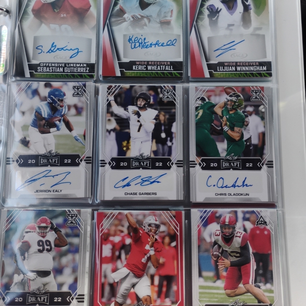 Football Trading Card Collection with Autographs - Picture 2 of 2